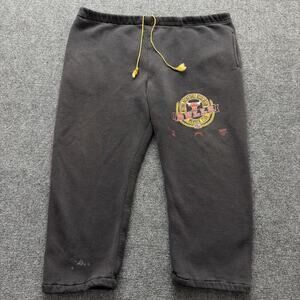 Vintage Chicago Bulls Sweatpants Mens XL Black NBA Basketball Nutmeg USA 90s
